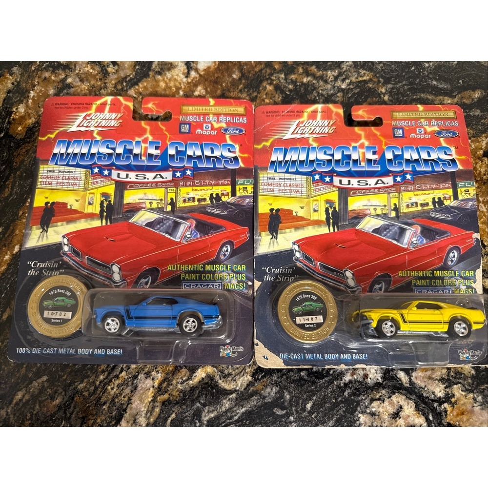 Johnny Lightning Lot Of 2 1970 Boss 302 NIB
